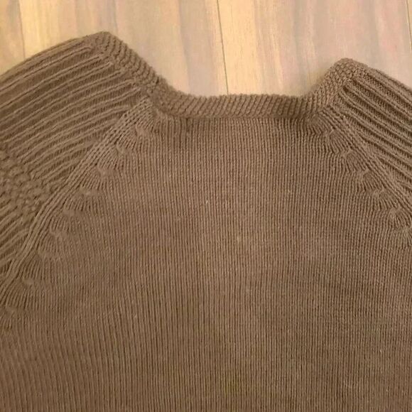 Grace Elements Women's Brown Cotton Shrug Sweater - Picture 8 of 9
